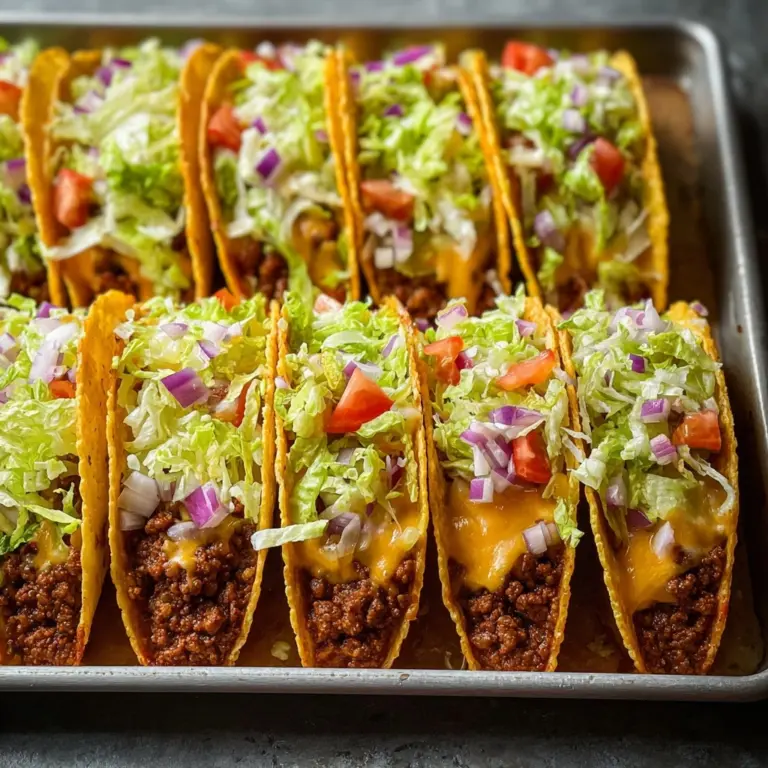 Oven-Baked Cheesy Tacos (Crispy & Loaded) You'll Love Recipe