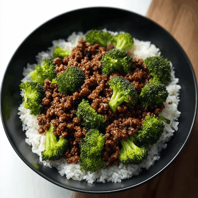 Honey Sriracha Ground Chicken and Broccoli Recipe