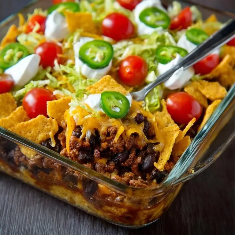 Walking Taco Casserole Recipe