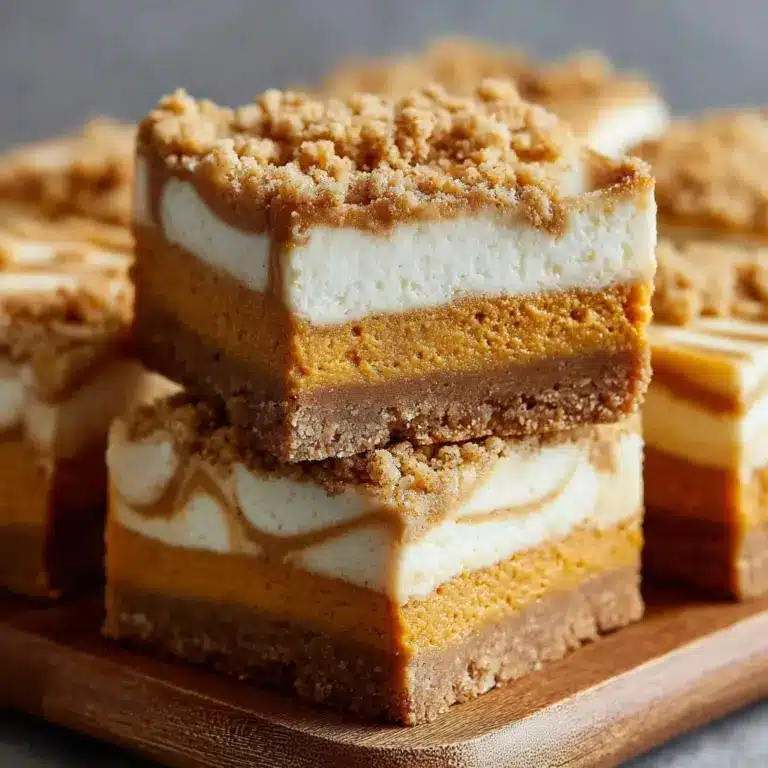 Pumpkin Cheesecake Bars with Streusel Recipe