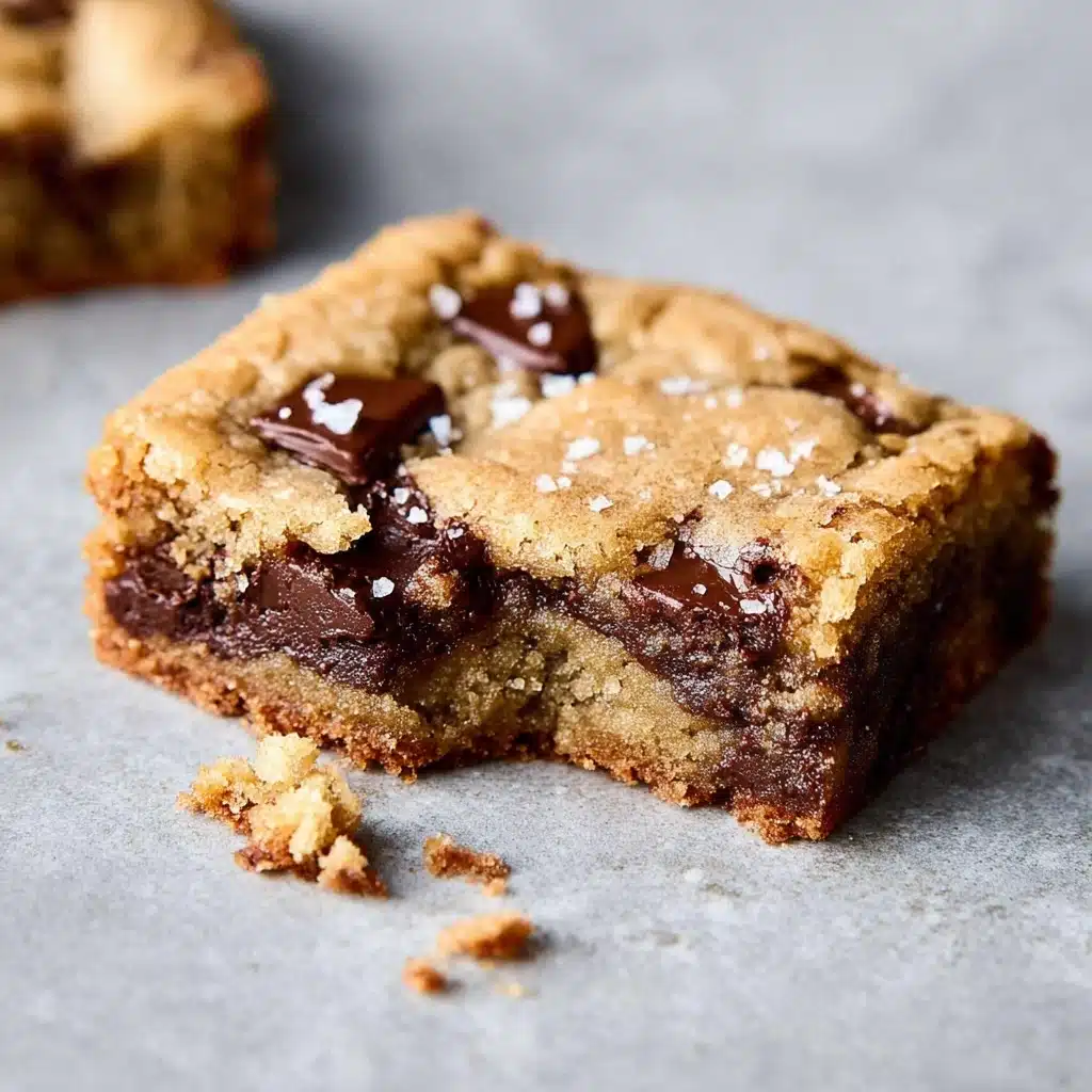 Paleo Chocolate Chip Tahini Blondies Recipe - Recipe Image