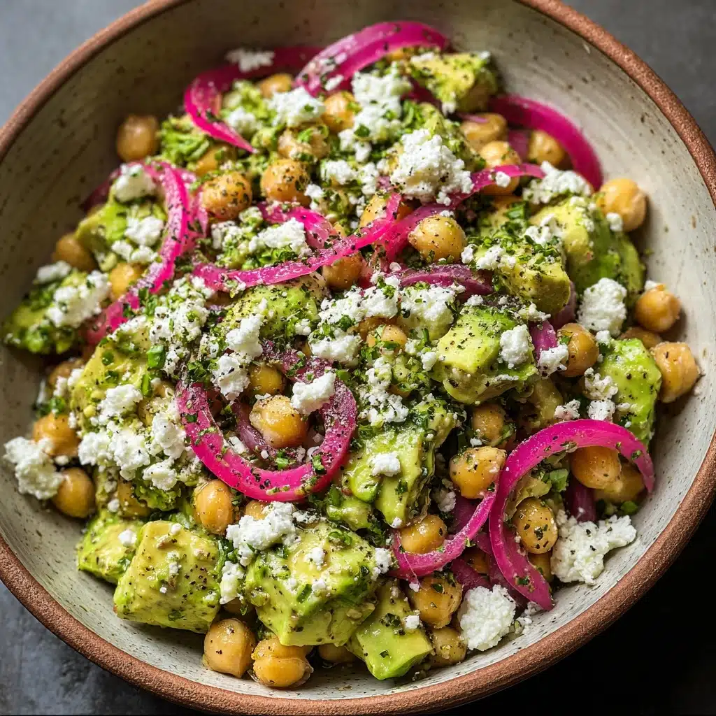 Chickpea Feta Avocado Salad Recipe