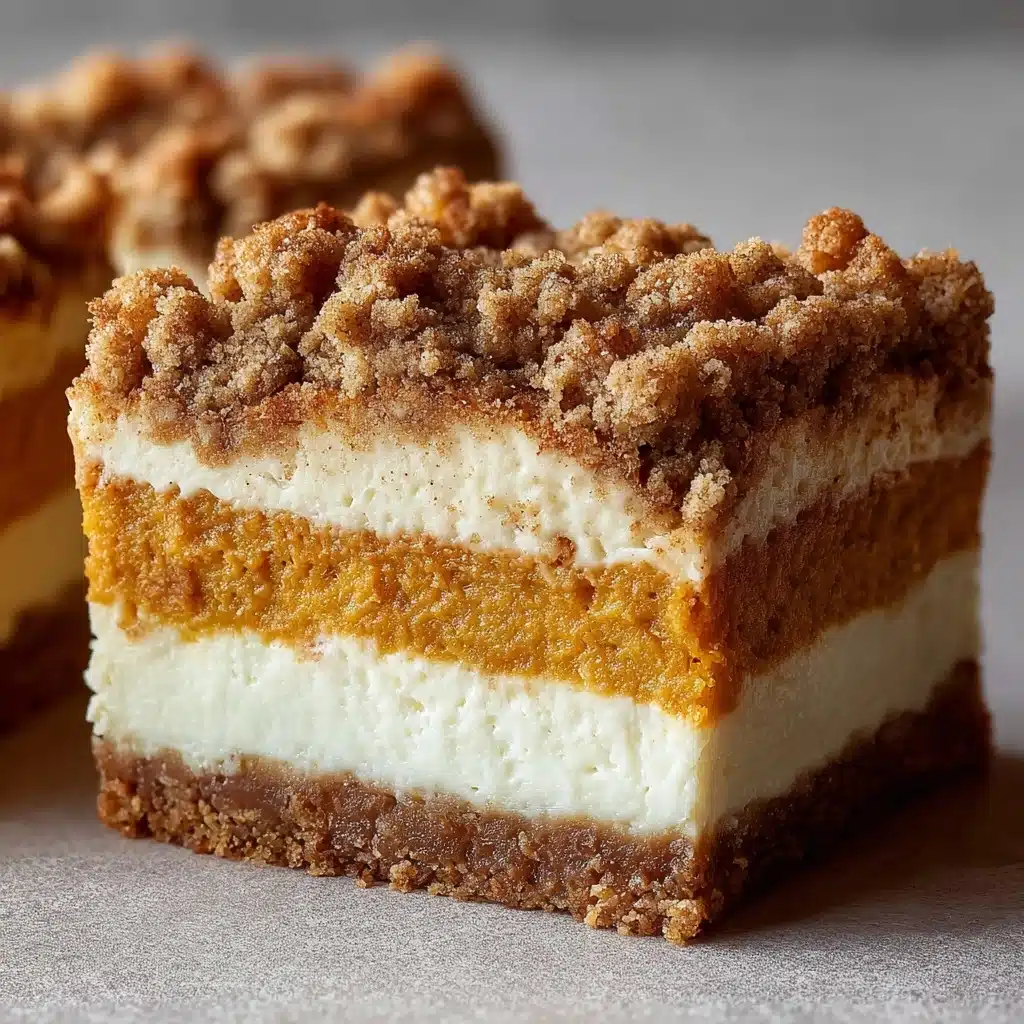 Pumpkin Cheesecake Bars with Streusel Recipe - Recipe Image