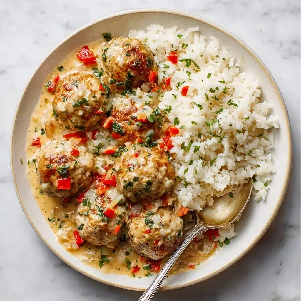 Creamy Spinach Turkey Meatballs Recipe - Recipe Image