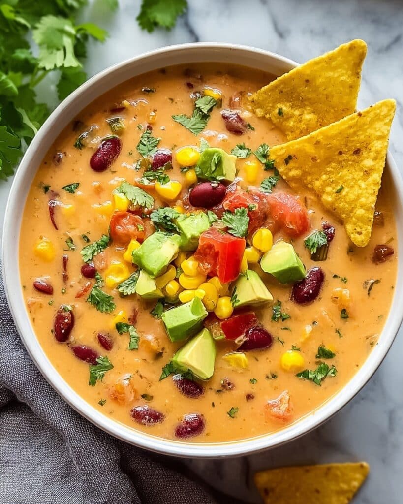 Crockpot Vegetarian Tortilla Soup for Cozy Weeknight Comfort Recipe