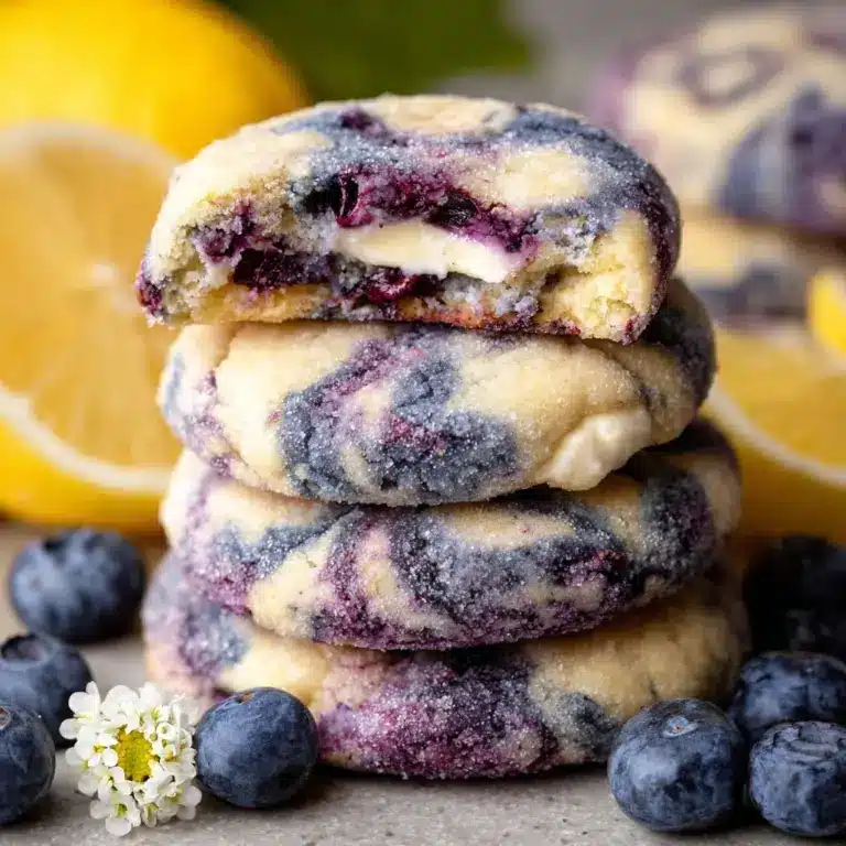 Lemon Blueberry Cheesecake Cookies Recipe