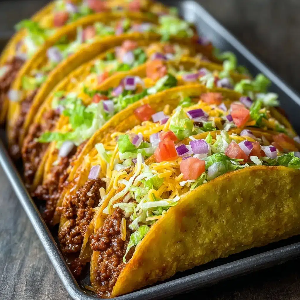 Oven-Baked Cheesy Tacos (Crispy & Loaded) You'll Love Recipe - Recipe Image