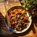 Crispy Garlic Chicken Drunken Noodles Recipe