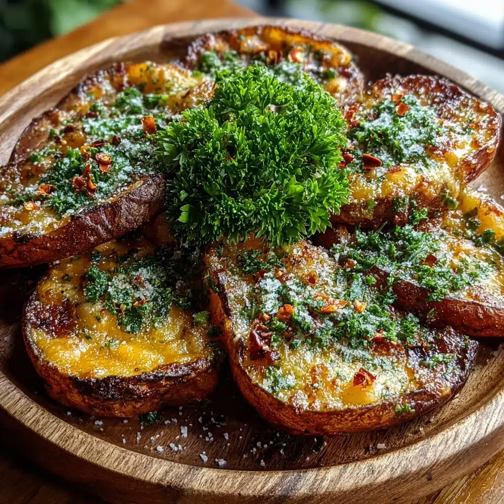 Garlic Parmesan Sweet Potato Wedges Recipe - Recipe Image