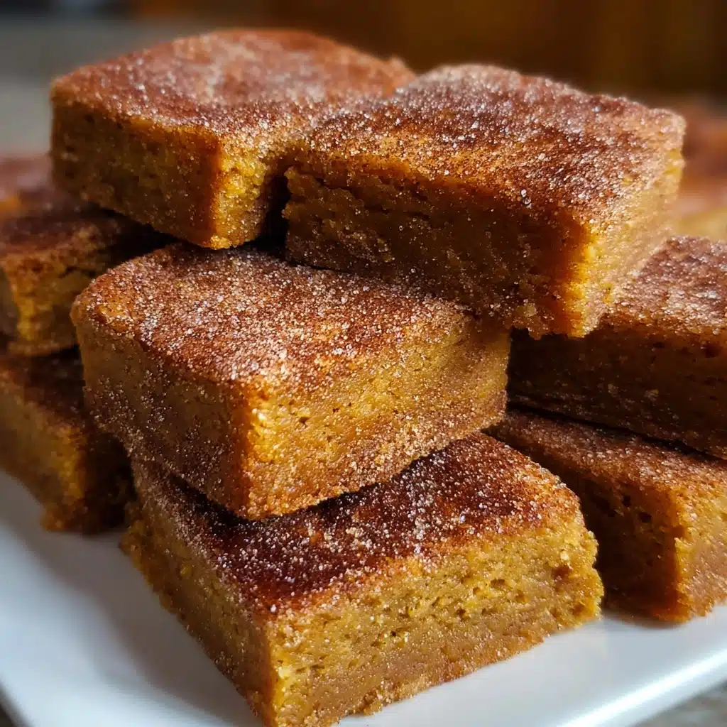Pumpkin Snickerdoodle Blondies Recipe