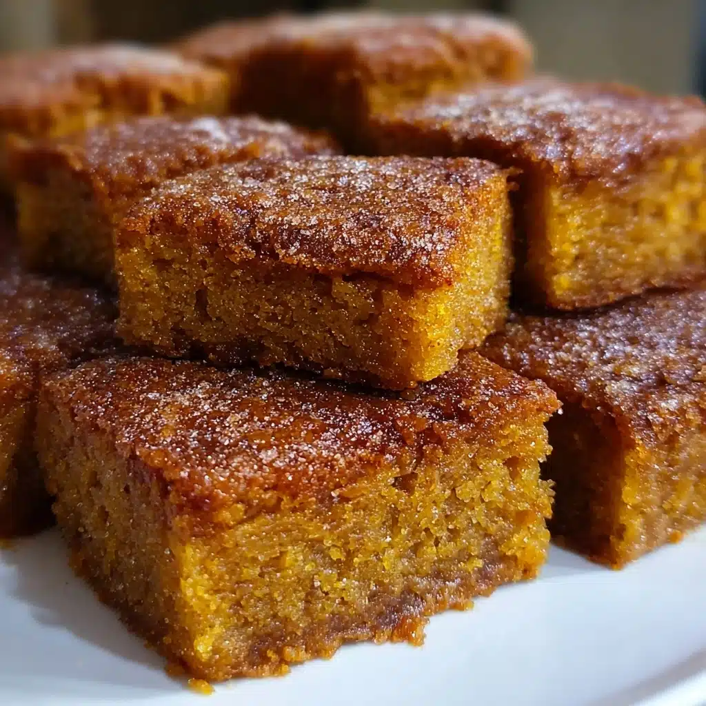 Pumpkin Snickerdoodle Blondies Recipe - Recipe Image
