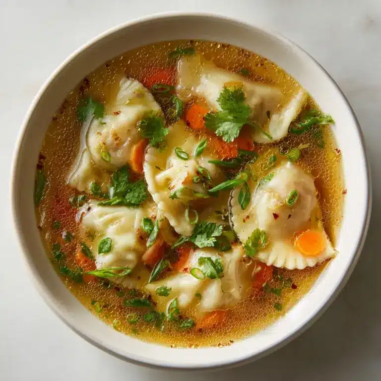 Potsticker Soup: A Comforting Delight Recipe