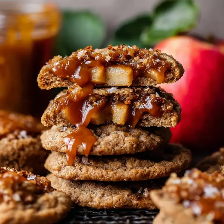 Salted Caramel Apple Pie Cookies Recipe