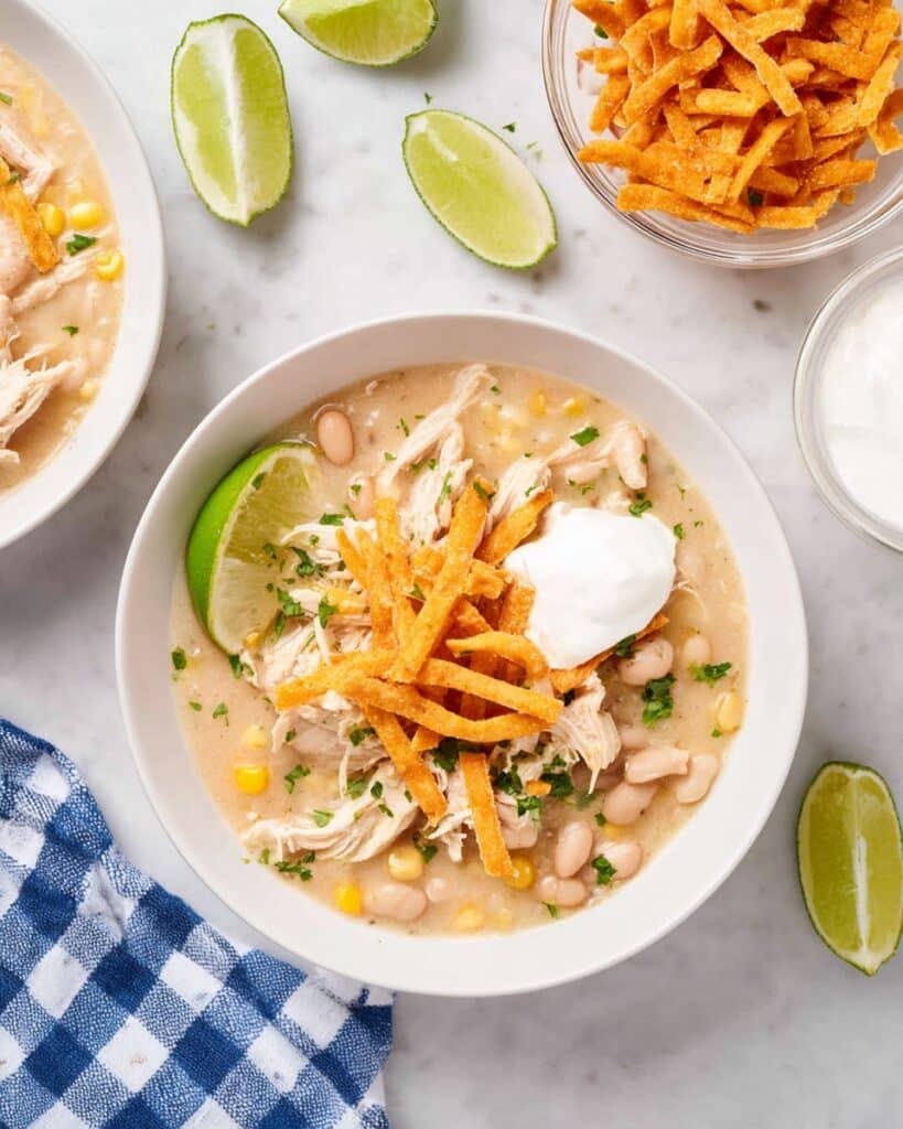 Slow Cooker Creamy White Chicken Chili Recipe