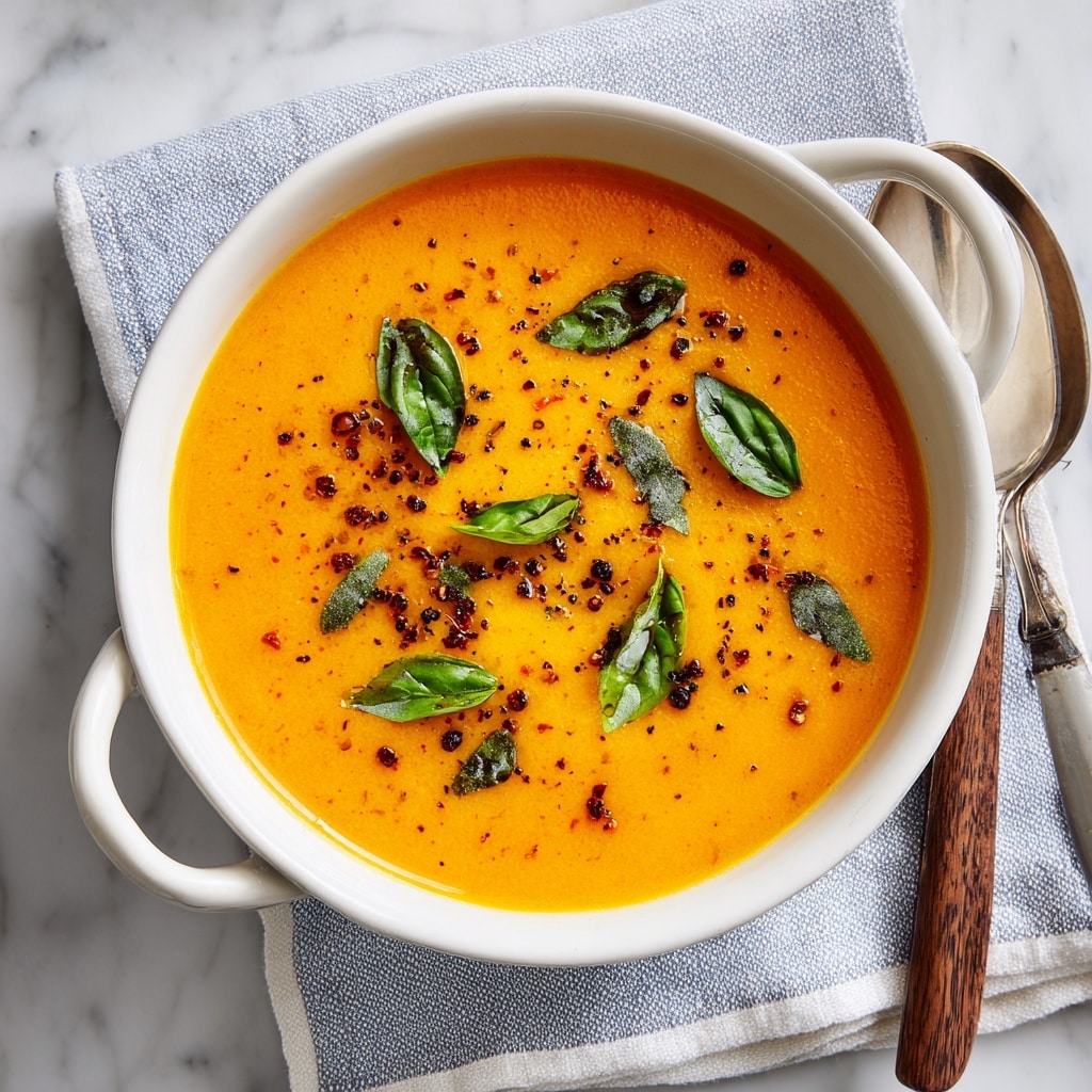 Middle-of-Winter Creamy Tomato Soup (Canned Tomatoes) Recipe