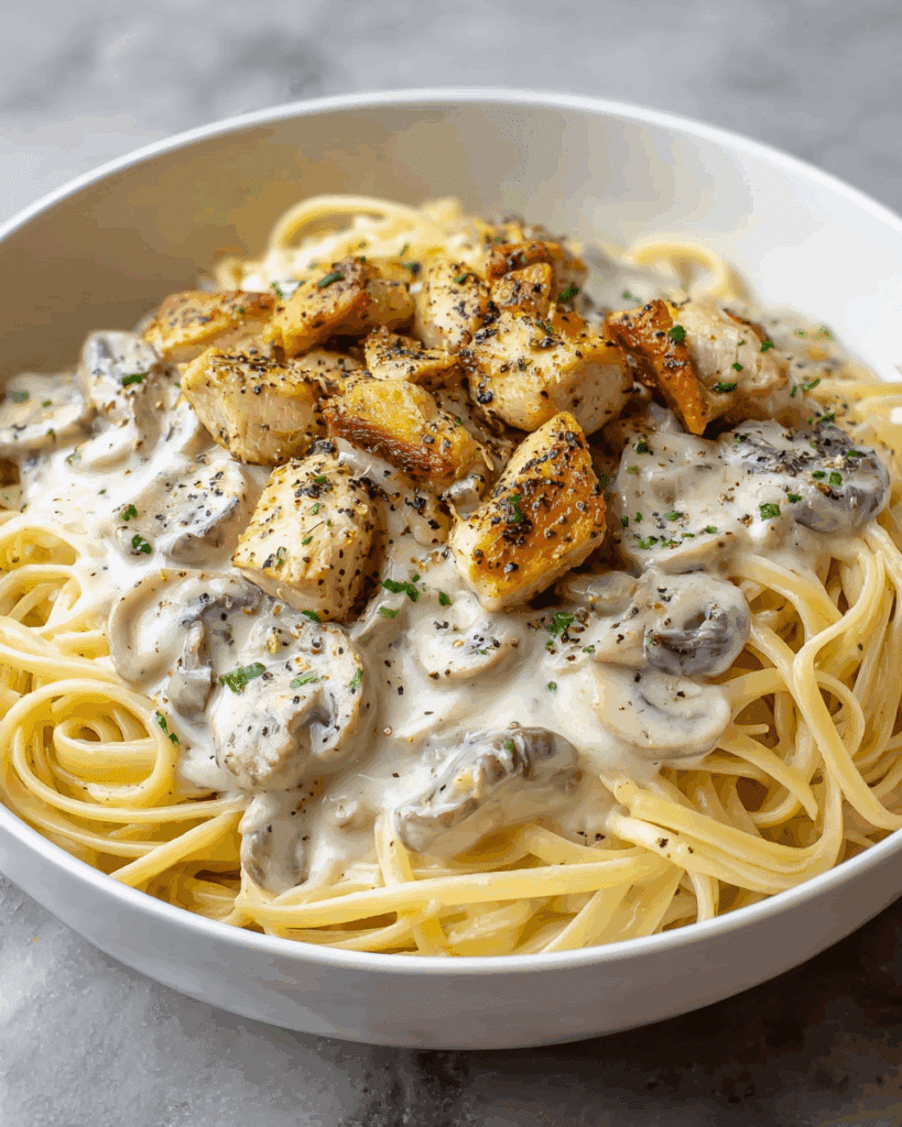 Creamy Chicken & Mushroom Pasta: A Comfort Food Classic Made Simple Recipe