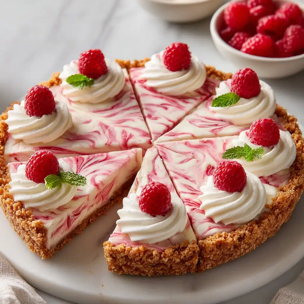 Frambozen Cheesecake met Witte Chocolade (No Bake) Recipe - Recipe Image