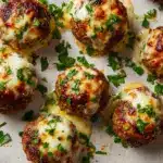 Cheesy Garlic Parmesan Cheeseburger Bombs Recipe
