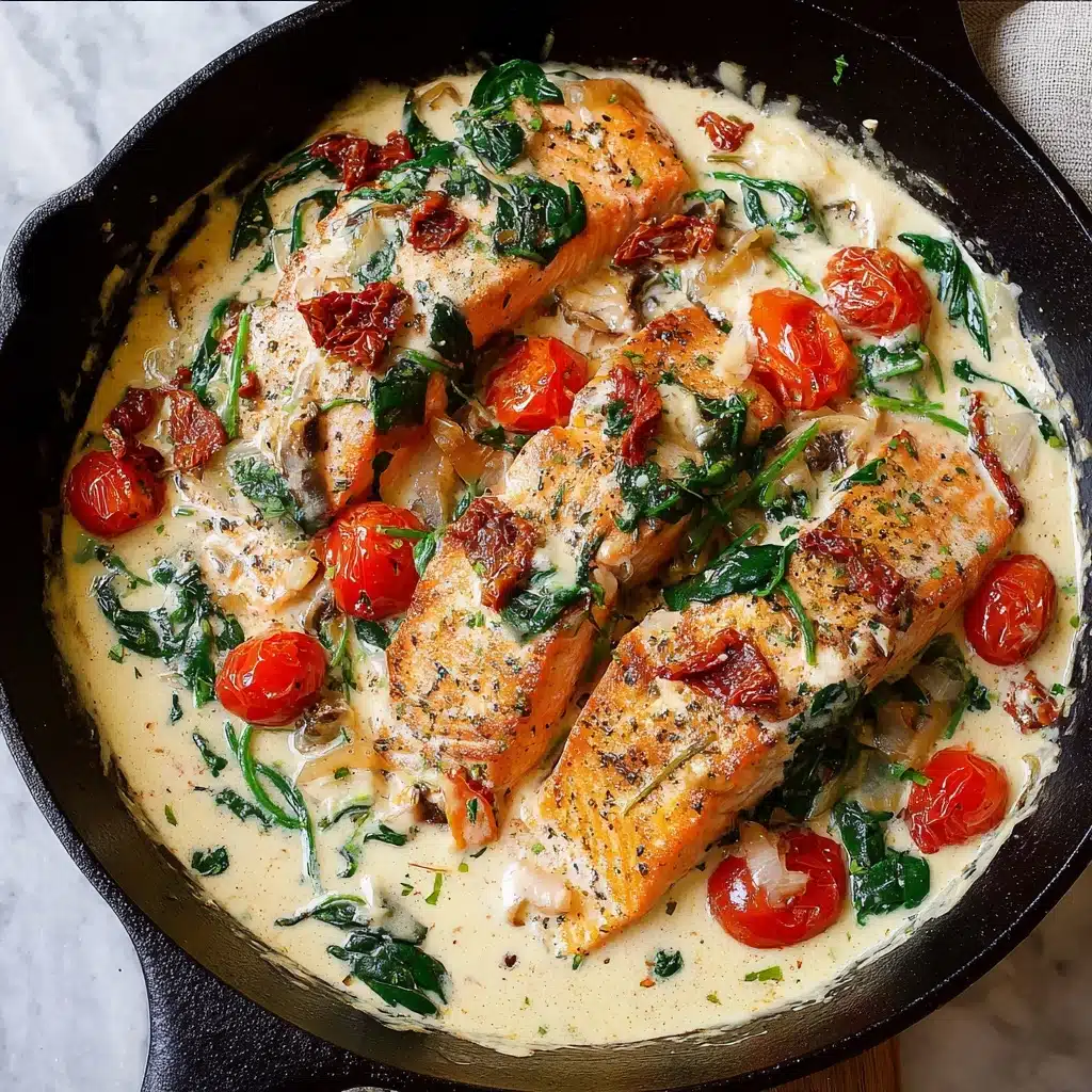 Creamy Tuscan Salmon Recipe - Recipe Image