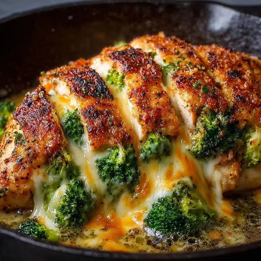 Broccoli and Cheese Stuffed Chicken Breast Recipe - Recipe Image
