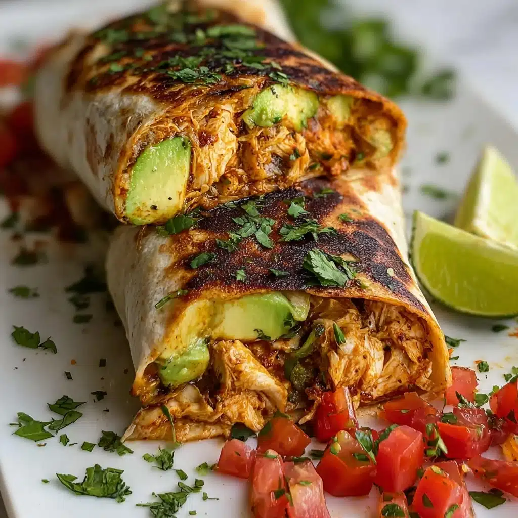 Chicken Avocado Wrap Recipe - Recipe Image