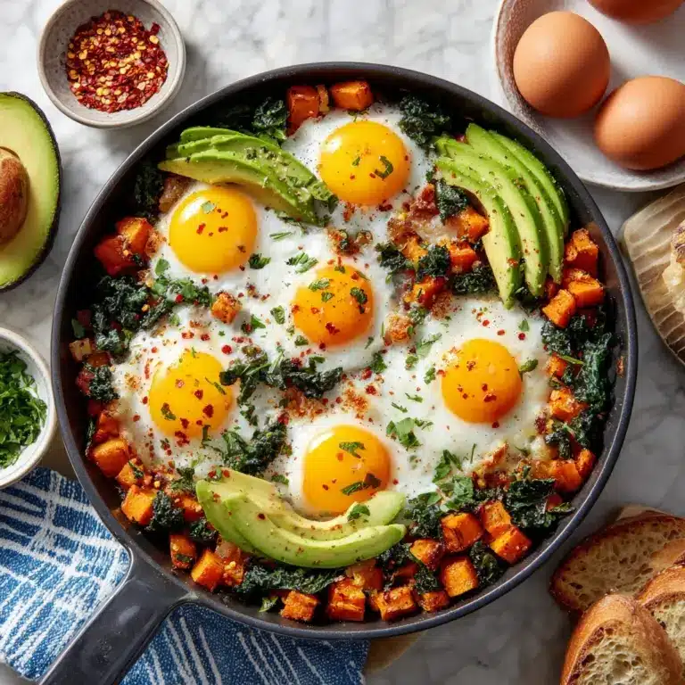 Sweet Potato and Kale Hash with Avocado Recipe