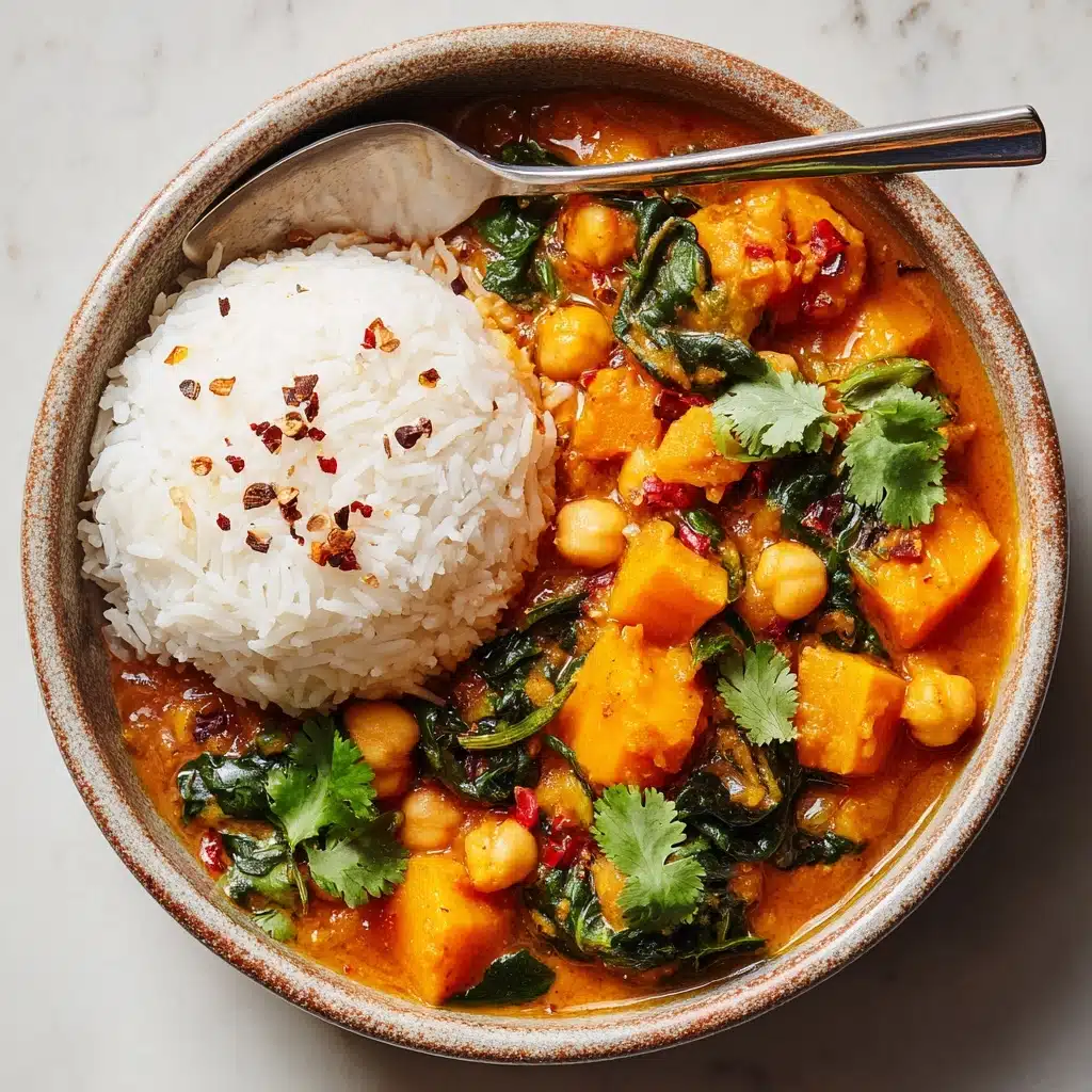 Sweet Potato and Chickpea Curry Recipe - Recipe Image