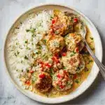 Creamy Spinach Turkey Meatballs Recipe