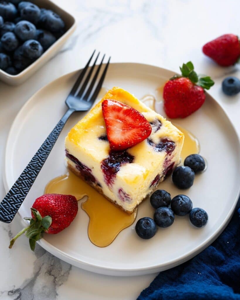 Baked Yogurt with Berries Recipe