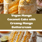 Vegan Mango Coconut Cake Recipe