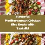Mediterranean Chicken Rice Bowls Recipe