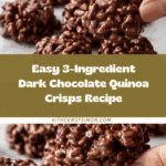 3-Ingredient Dark Chocolate Quinoa Crisps Recipe