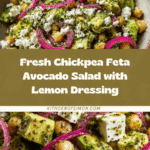 Chickpea Feta Avocado Salad Recipe