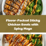 Sticky Chicken Bowls Recipe