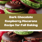 Dark Chocolate Raspberry Macarons Recipe