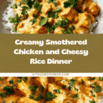 Creamy Smothered Chicken and Rice Recipe