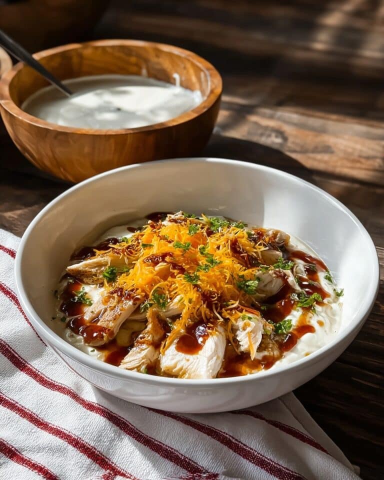 Quick Cottage Cheese BBQ Chicken Bowl Recipe