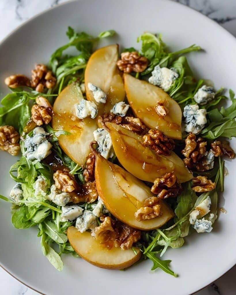 Caramelized Pear and Blue Cheese Salad Recipe