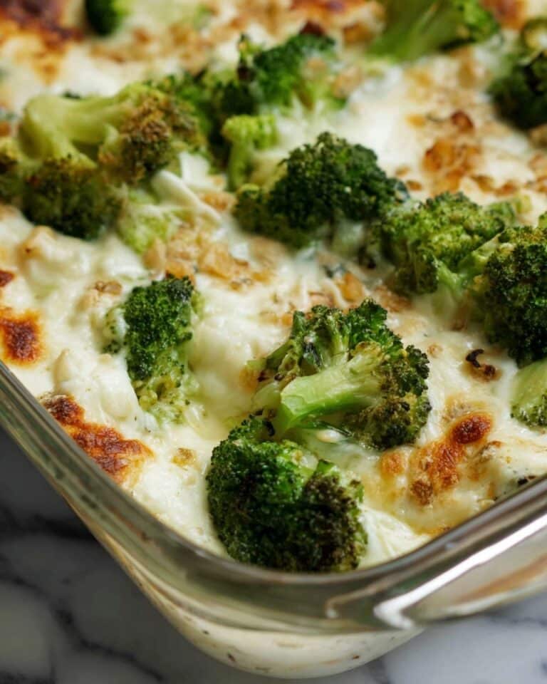Easy Broccoli Casserole with Ritz Crackers Recipe