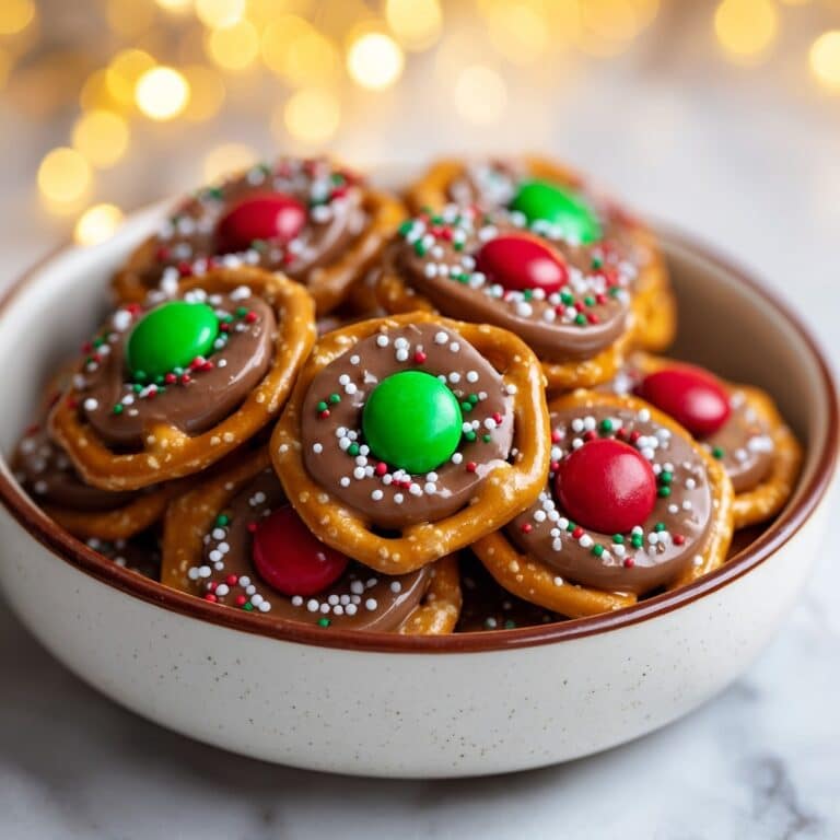 Rolo Pretzels with M&M Candies Recipe