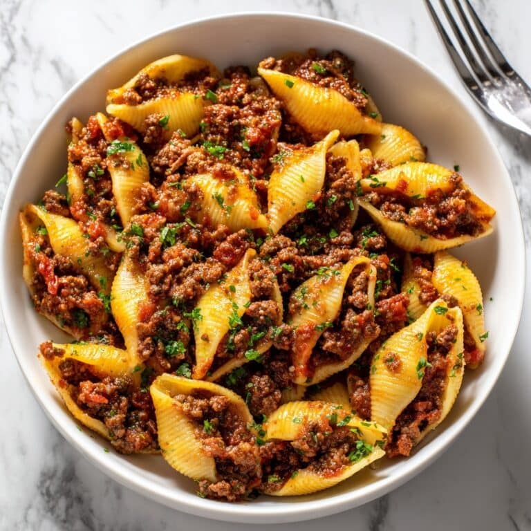 Creamy Beef and Shells Recipe