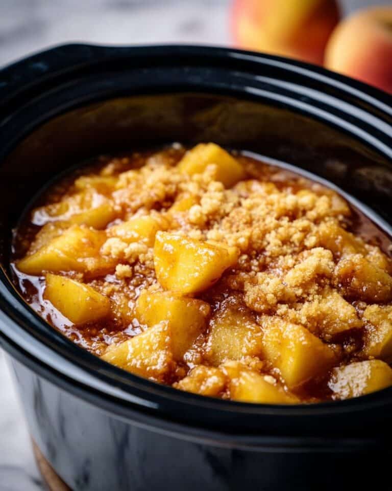 Slow Cooker 3-Ingredient Apple Cinnamon Dump Cake Recipe