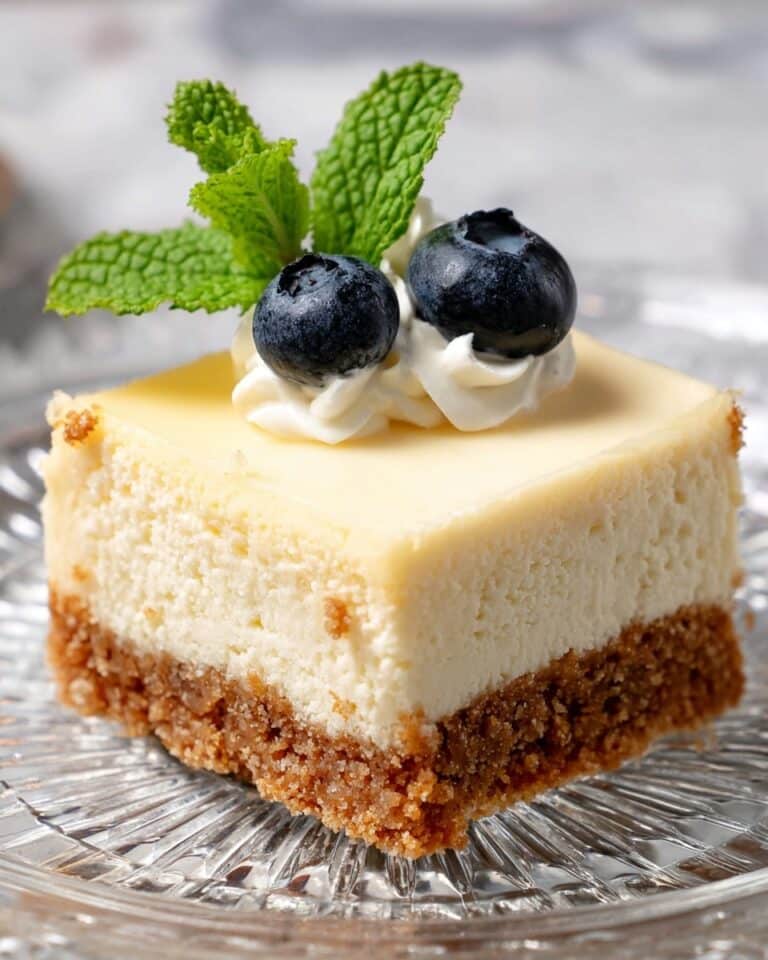 Small Batch Cheesecake Bars Recipe
