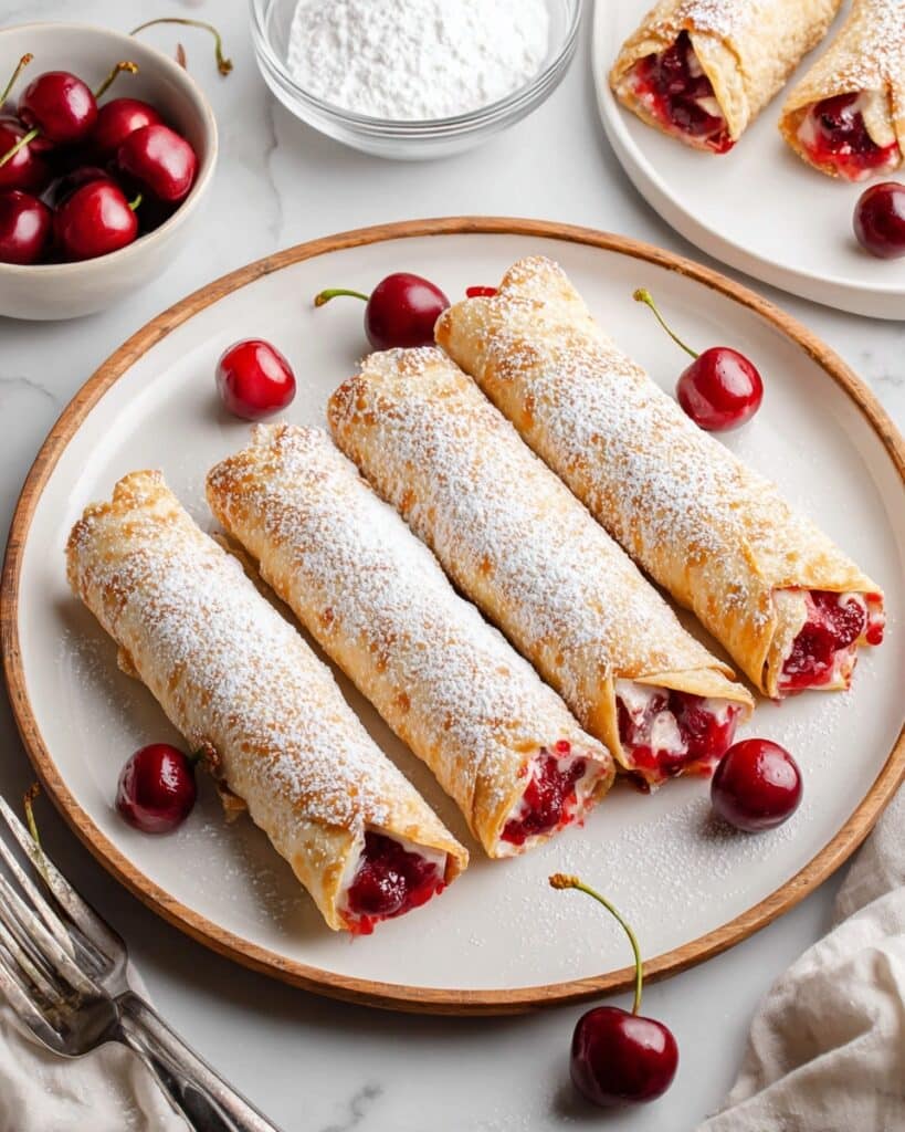 Air Fryer Cherry Pie Taquitos Recipe
