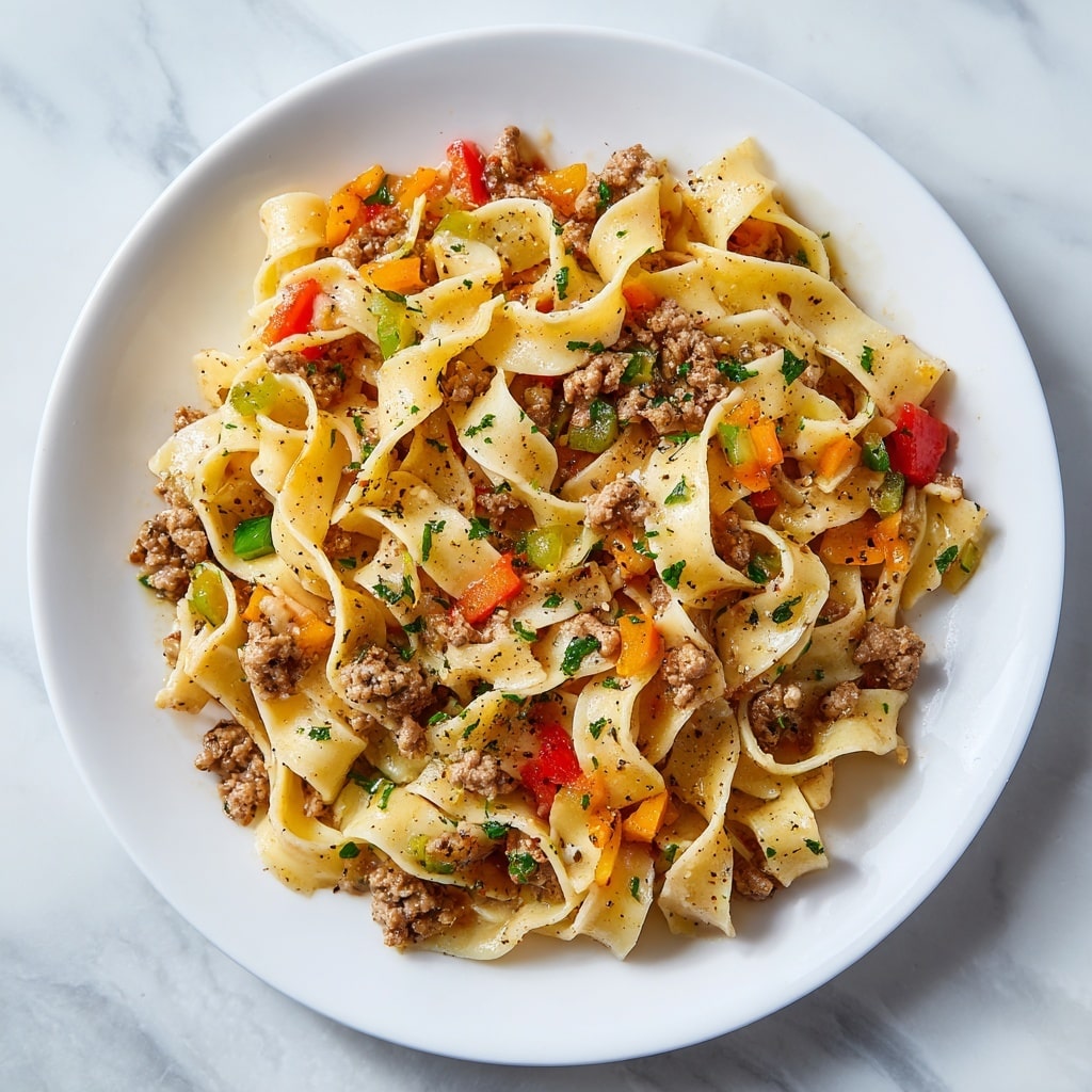 Italian Drunken Noodles Recipe