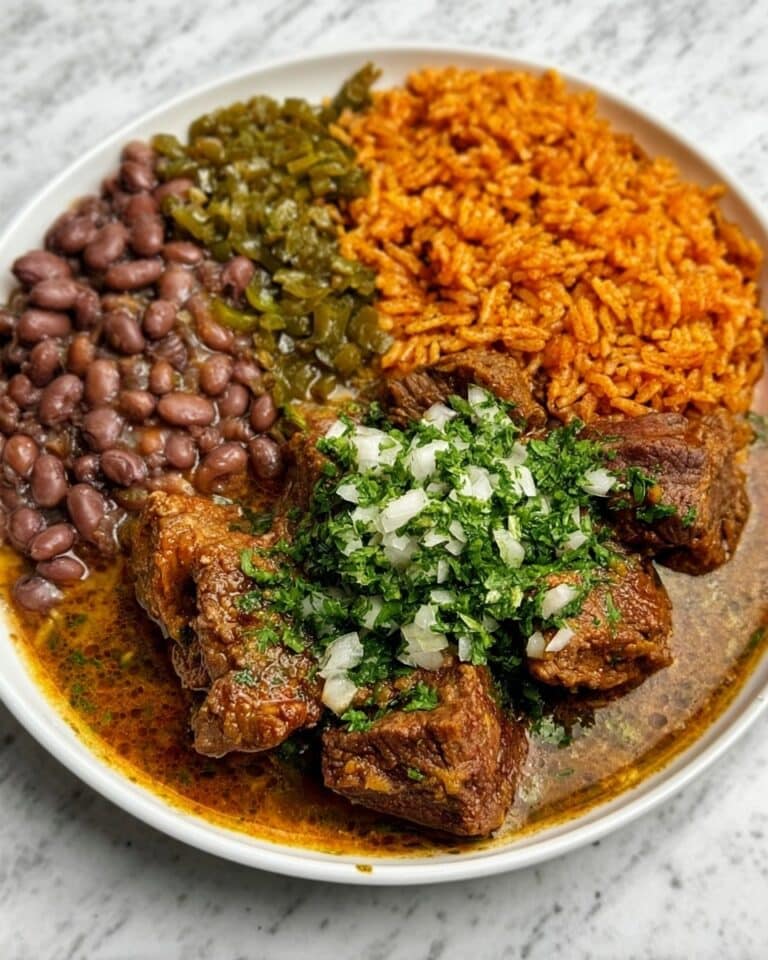 Homemade Carne Asada con Chile Verde Recipe