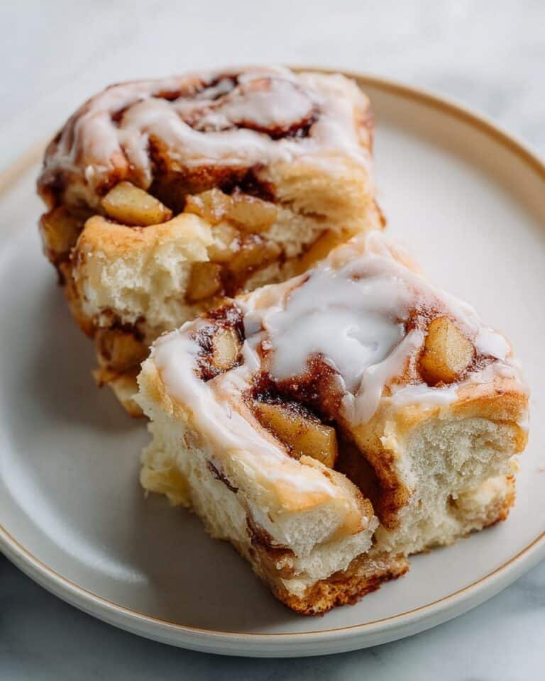 Apple Pie Cinnamon Rolls with Cream Cheese Icing Recipe
