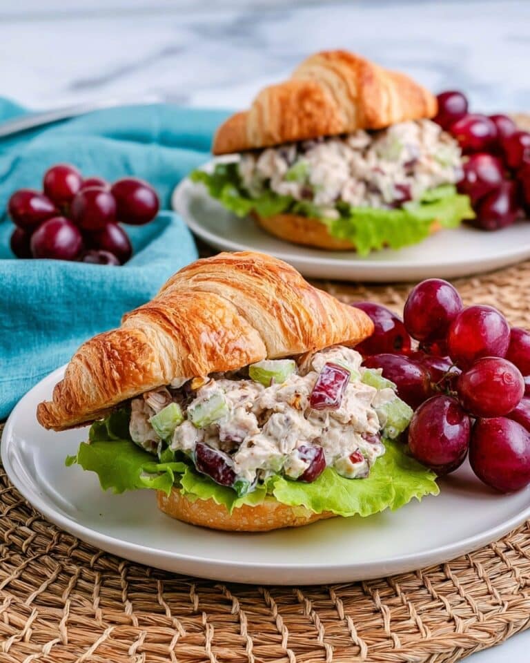 Creamy Chicken Salad with Grapes, Apples, and Pecans Recipe