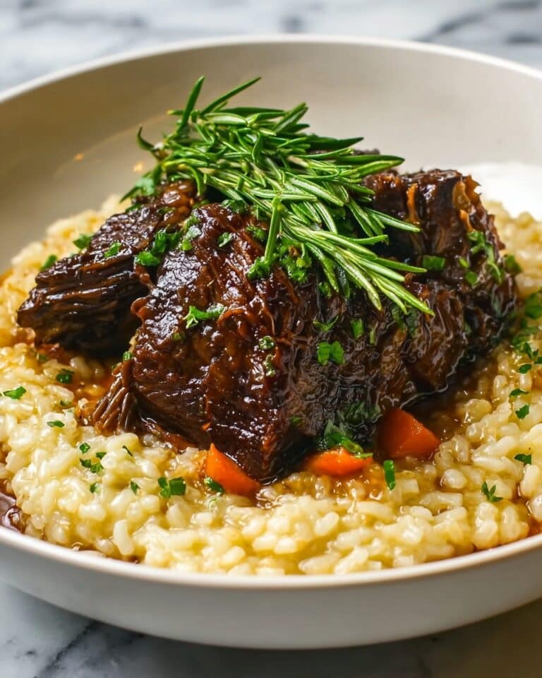 Cozy Italian-Inspired Pot Roast and Risotto Dinner Recipe