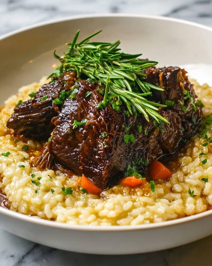 Cozy Italian-Inspired Pot Roast and Risotto Dinner Recipe